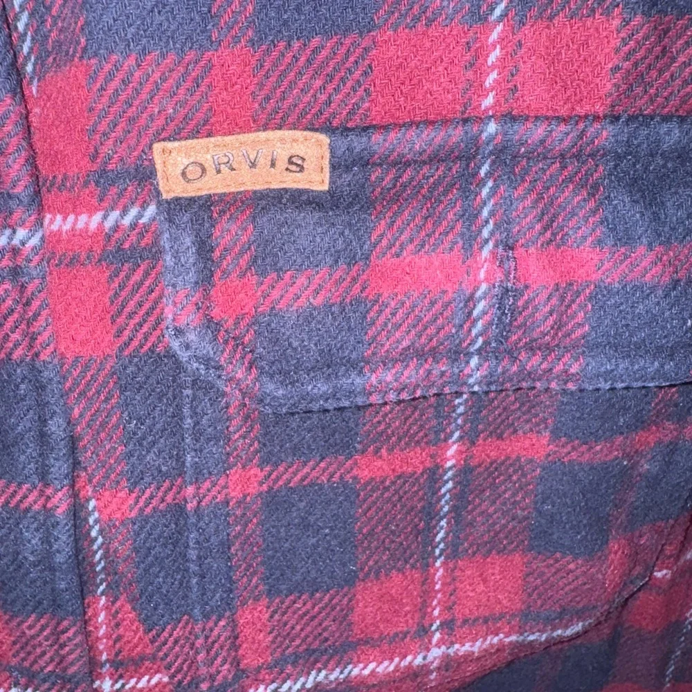 Orvis Heavy Duty Flannel Shacket large - Picture 3 of 6